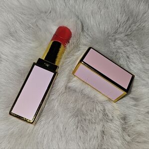 Luxurious Pink and Gold Lipstick